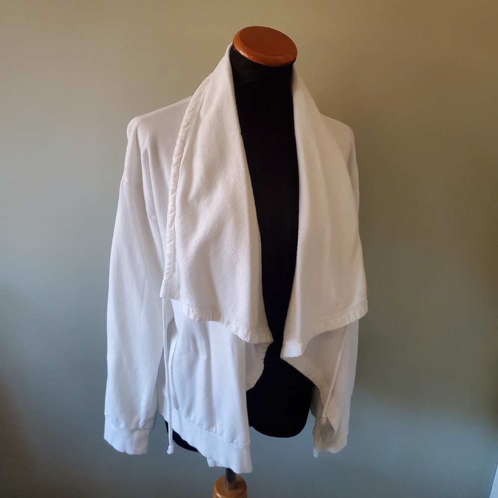 Young Fabulous & Broke M Elevated Loungewear Athleisure Shawl Open Cardigan - Picture 2 of 13